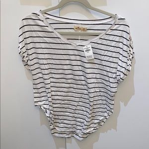 Black and white striped t shirt